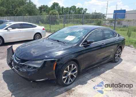 2015 Chrysler 200 C from USA, damaged, VIN 1C3CCCCG2FN580821
